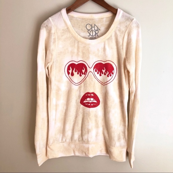 Chaser Tie Dye Graphic Tee Oversized Sweater - Picture 3 of 10